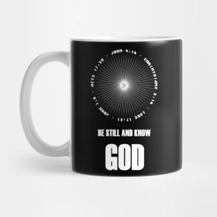 Be Still and Know God - On the Back of Mug